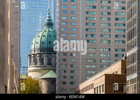 Montreal, ca - 22 ottobre 2017: Cupola della regina del mondo cattedrale a Montreal Foto Stock