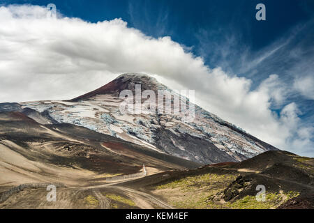 Volcan Osorno, parco nazionale di Vicente Perez Rosales, Los Lagos Regione, Patagonia, Cile Foto Stock