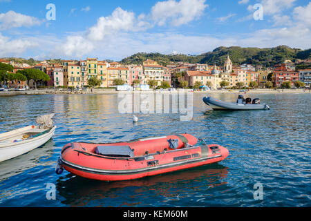 San Terenzo sul Golfo di la Spezia, Liguria, Italia Foto Stock