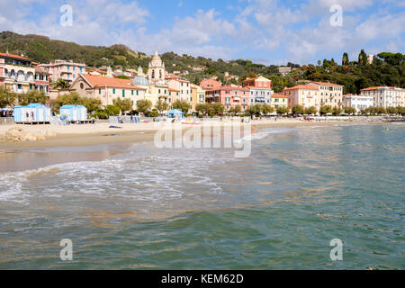 San Terenzo sul Golfo di la Spezia, Liguria, Italia Foto Stock