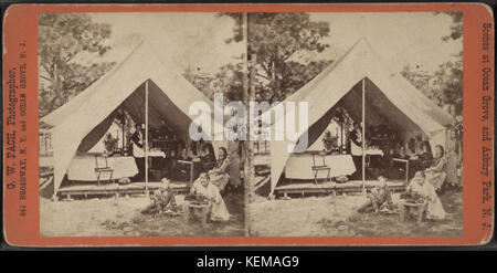 Vista di allegri e felici, da Robert N. Dennis raccolta di vista stereoscopica Foto Stock