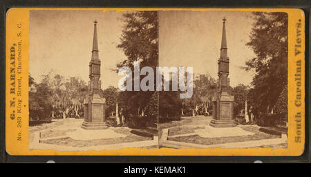 Luce di Washington monumento di fanteria, Magnolia cimitero, da Barnard, George N. 1819 1902 Foto Stock