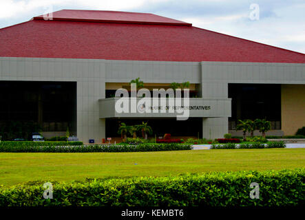 Batasang Pambansa complesso edificio principale Foto Stock