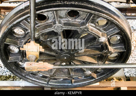 Stock photo - locomotion n. 1 è stata costruita da George Stephenson per il mondo il primo treno pubblico, Stockton e la stazione ferroviaria di Darlington. © hugh peterswald/alamy Foto Stock