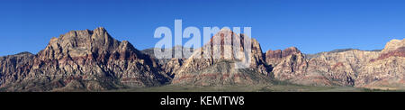 Panorama Red Rocks National Conservation Area, Las Vegas, Nevada Foto Stock