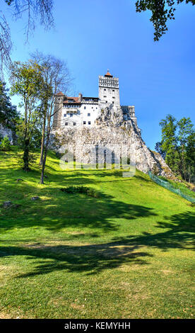 Castello di Bran, noto anche come castello di Dracula in Transilvania, Romania Foto Stock