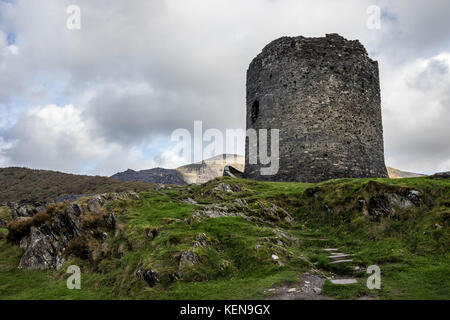 Dolbadarn Castle, Snowdonia, Galles Foto Stock