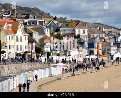 Lyme Regis fronte mare Dorset England Regno Unito Foto Stock