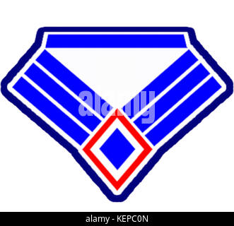 Philippine Air Force Sergeant del personale Rank Insignia Foto Stock