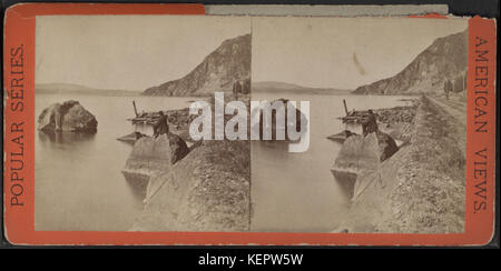 Vista da rompere il collo, guardando a sud dal fiume Hudson, da E. & H.T. Anthony (Azienda) Foto Stock