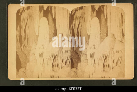 Stalagtites, caverne di Luray, da C. H. James Foto Stock