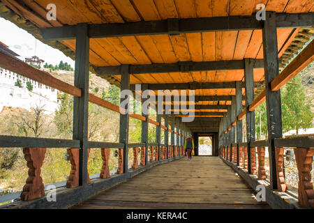 Rimpung Dzong a paro , Butan. Foto Stock