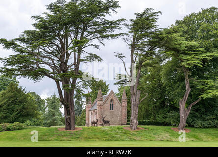 La cappella sulla collina controverso, Scone Palace, Perth, Scotland, Regno Unito Foto Stock