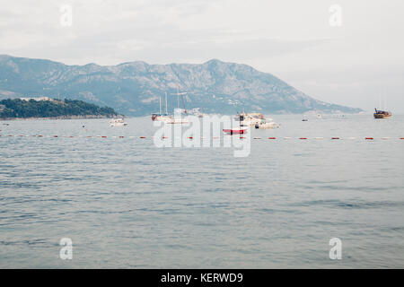 Budva, Montenegro - agosto 16, 2017: vista di Budva Foto Stock