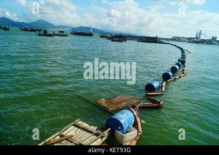 Lo scenario del mare a Shekou, Shenzhen, Cina Foto Stock