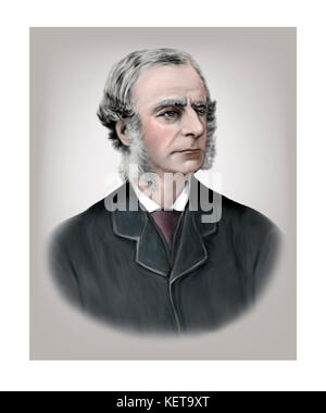 Charles Kingsley, 1819 - 1875, sacerdote, riformatore sociale, romanziere e storico Foto Stock