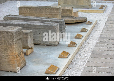 Lapidarium nella città vecchia di Baku, Azerbaijan Foto Stock