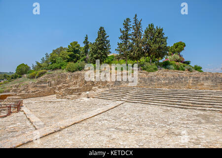 Festos Palace sito archeologico a Creta Foto Stock