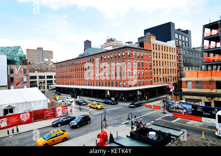 Washington Street e West 13th Street Foto Stock