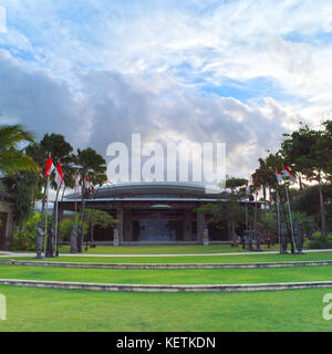 Bali, Indonesia - agosto 16, 2017: esterne di hotel di lusso. Foto Stock