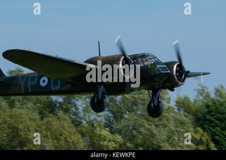 Bristol blenhiem al Props n pistoni visualizza, est kirkby Foto Stock