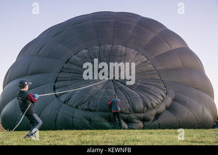 Ballooning Hot-Air in Canberra Foto Stock