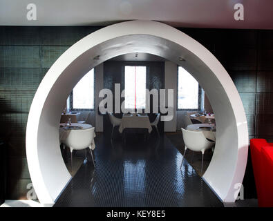 Europa/Francia/Isola di Noirmoutier. Ristorante la Marine. Foto Stock