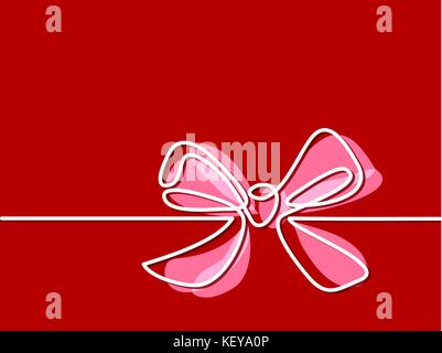 Natale holly decorazione bow-knot Illustrazione Vettoriale