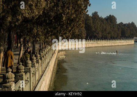 asia cina Palazzo Imperiale di pechino Piazza Tian'anmen mausoleo di Mao TSE-Tung sculture cinesi antico palazzo estivo Tempio del Paradiso Parco beihai Foto Stock