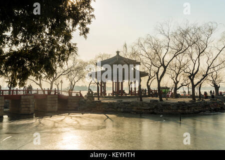 asia cina Palazzo Imperiale di pechino Piazza Tian'anmen mausoleo di Mao TSE-Tung sculture cinesi antico palazzo estivo Tempio del Paradiso Parco beihai Foto Stock