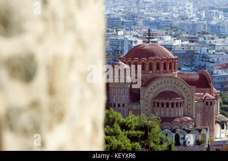 Chiesa ortodossa di San pavlo a Salonicco in Grecia Foto Stock
