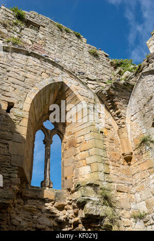 Le belle rovine di Easby Abbey vicino al richmond in North Yorkshire, Inghilterra. Foto Stock