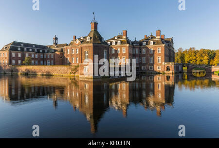 Nordkirchen moated il castello in Germania, noto come la Versailles di Westfalia Foto Stock