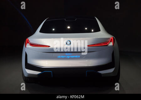 Francoforte, Germania - Sep 20, 2017: nuova BMW ho visione dinamica concept car presentazione al Frankfurt international motorshow 2017 Foto Stock