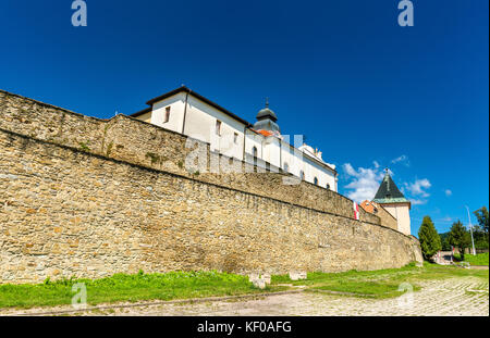 Dfencsive parete che circonda la città vecchia di Levoca in Slovacchia Foto Stock