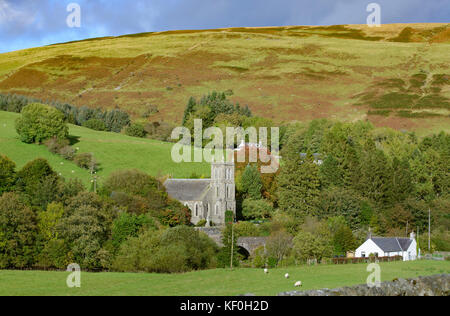 Westerkirk, Eskdalemuir, Langholm, Dumfries e Galloway, frontiere scozzesi, Scozia. Foto Stock