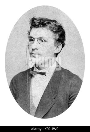 Leos Janacek, compositore moravo, 1874. Compositore ceco, 13 Luglio 1854 - 12 agosto 1928. Foto Stock