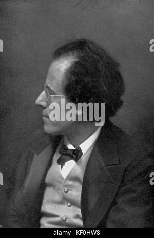 Gustav Mahler ritratto. Il compositore austriaco, 7 luglio 1860 - 18 Maggio 1911 Foto Stock