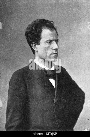 Gustav Mahler ritratto 1894. Il compositore austriaco, 7 luglio 1860 - 18 Maggio 1911 Foto Stock