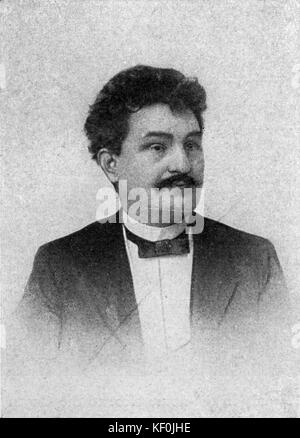 Leos Janacek, (13 luglio 1854 - 12 agosto 1928), compositore ceco, preso al momento in cui ha composto "Jenufa' (1901-1902) Foto Stock