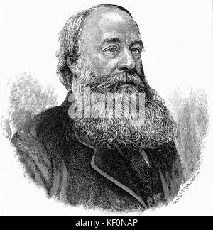 James Prescott Joule fisico inglese Foto Stock