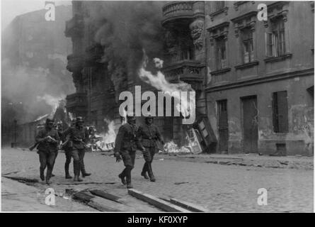 Insurrezione del ghetto di Varsavia2 Foto Stock
