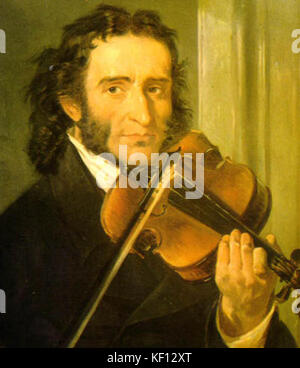 Niccolò Paganini01 Foto Stock