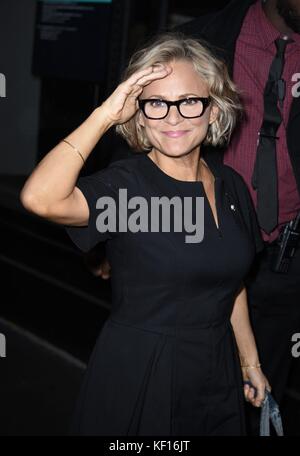 New York, New York, Stati Uniti. 24 ottobre 2017. Amy Sedaris vista ad AOL BUILD per promuovere il suo nuovo spettacolo A CASA CON AMY SEDARIS Out and About for Celebrity Candds - TUE, New York, NY 24 ottobre 2017. Crediti: Derek Storm/Everett Collection/Alamy Live News Foto Stock