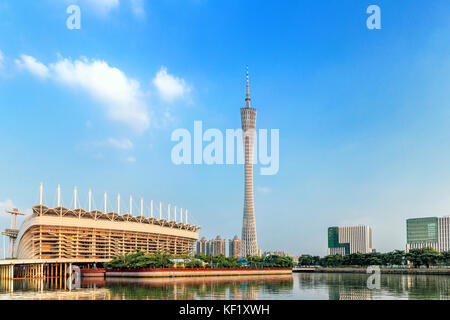 Il paesaggio urbano di guangzhou, Cina Foto Stock