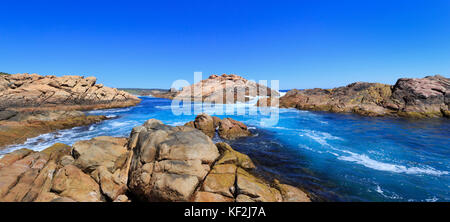 Canal rocce Leeuwin-Naturaliste Parco Nazionale. Yallingup, Australia occidentale Foto Stock