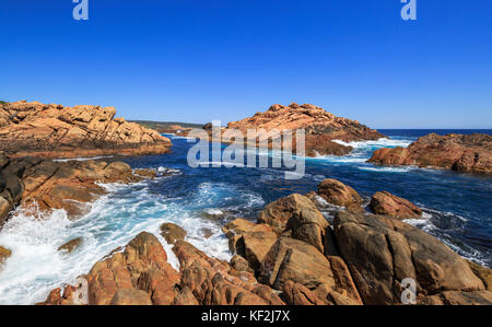 Canal rocce Leeuwin-Naturaliste Parco Nazionale. Yallingup, Australia occidentale Foto Stock