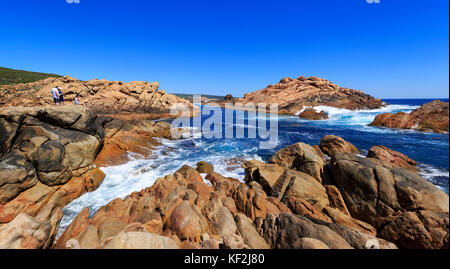 Canal rocce Leeuwin-Naturaliste Parco Nazionale. Yallingup, Australia occidentale Foto Stock