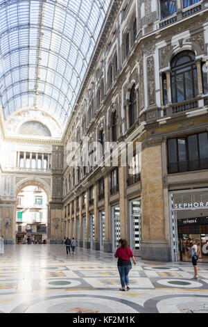 Galleria Umberto I shopping centre, Napoli, Italia Foto Stock