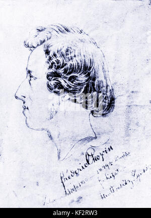 CHOPIN, Frederic di Franz Liszt compositore polacco (1810-1849) Foto Stock